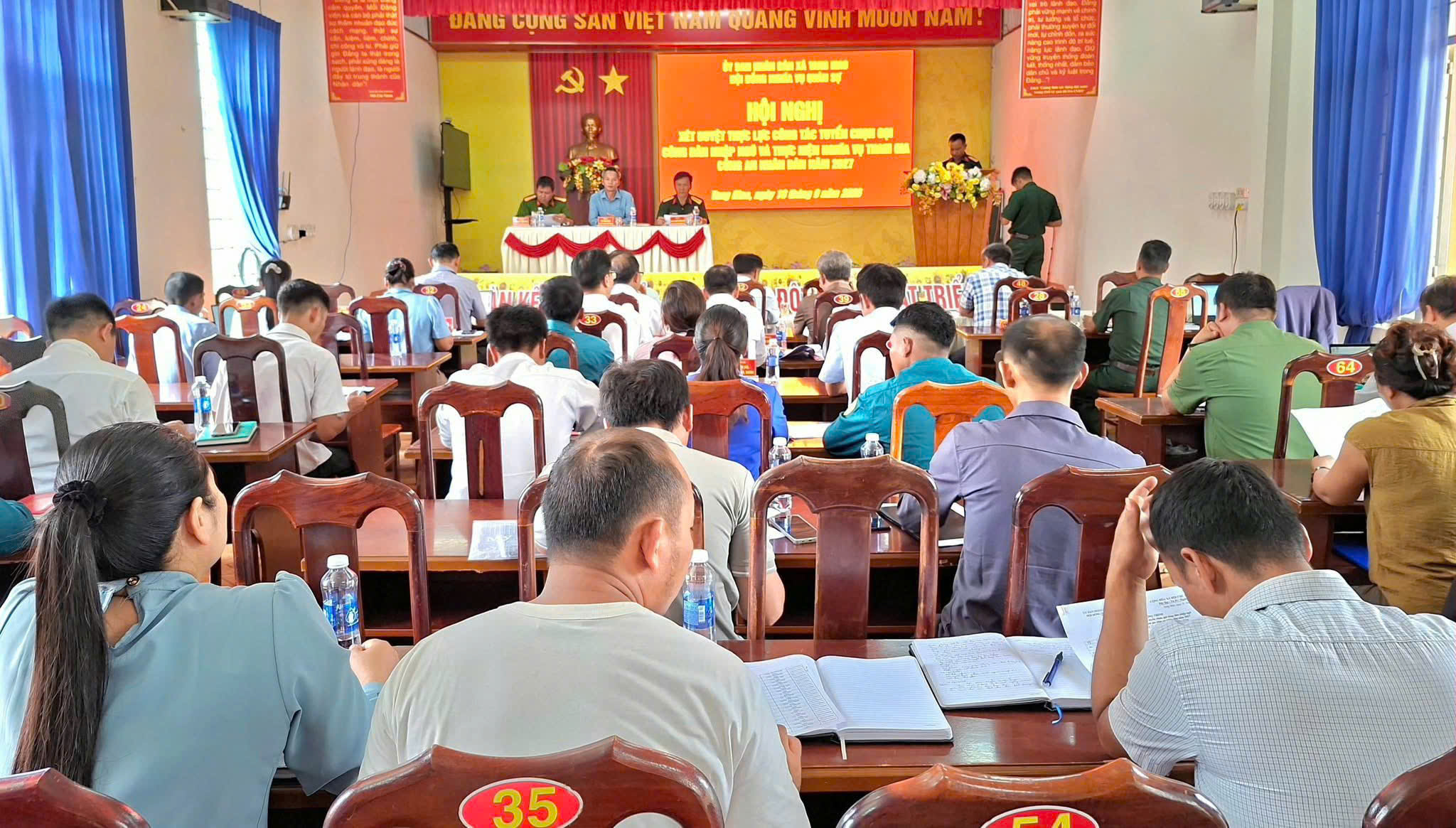 Hội nghị xét duyệt thực lực tuyển chọn, gọi công dân nhập ngũ và thực hiện nghĩa vụ công an năm 2027